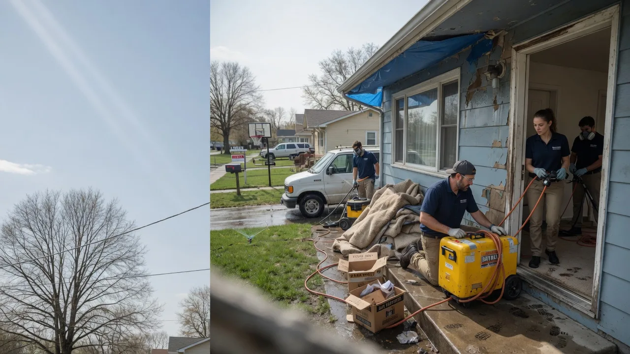 Basement Flood Cleanup in Braddock, ND near me